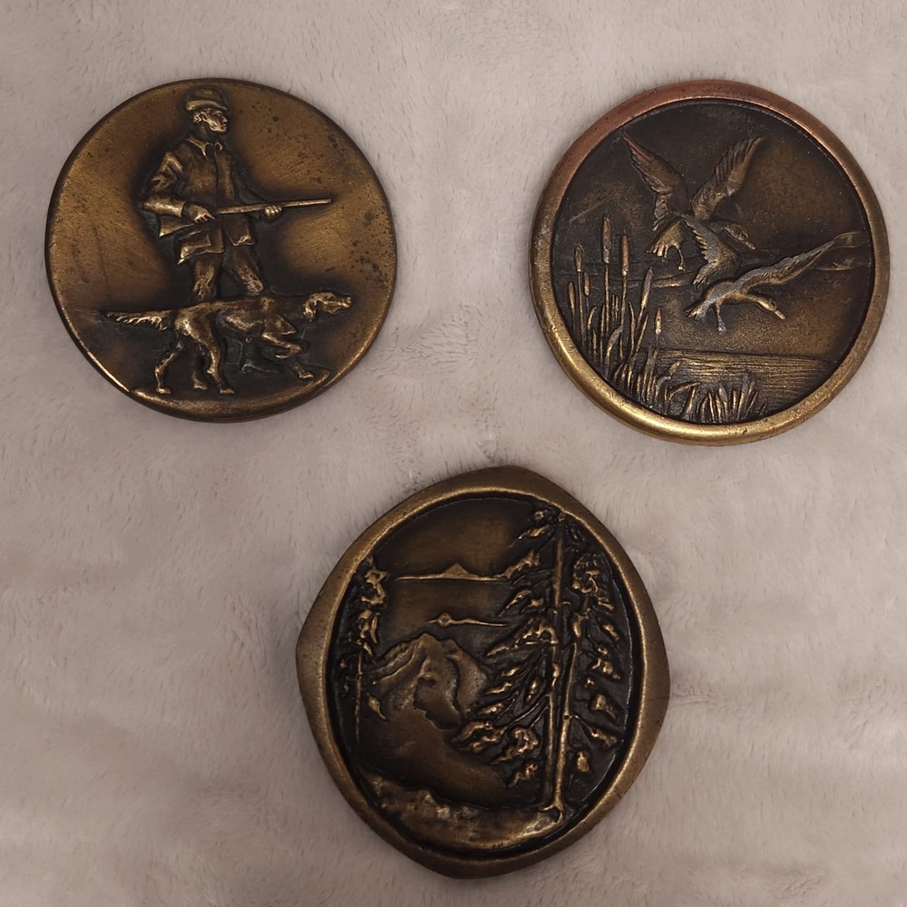 Vintage Belt Buckles - set of 3